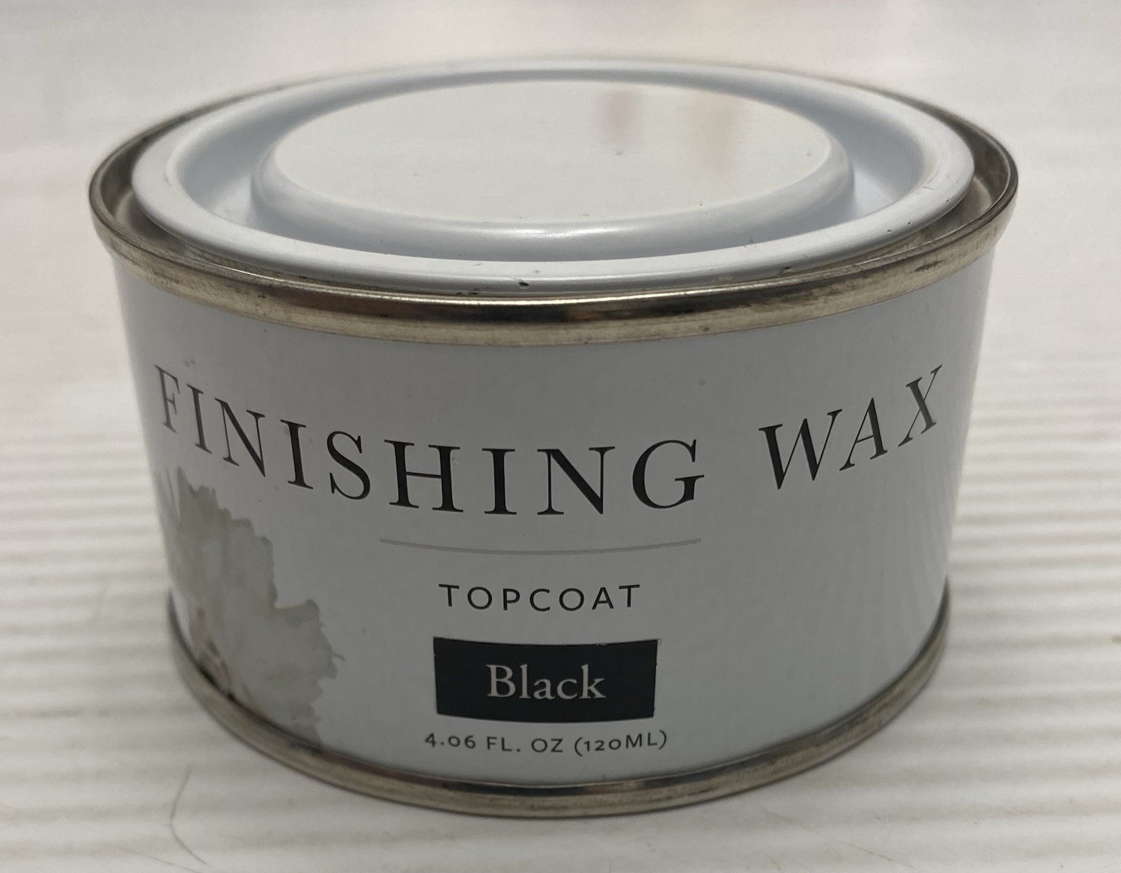 Finishing Wax-Protective Black topcoat Paint-Use on interior furniture cabinets