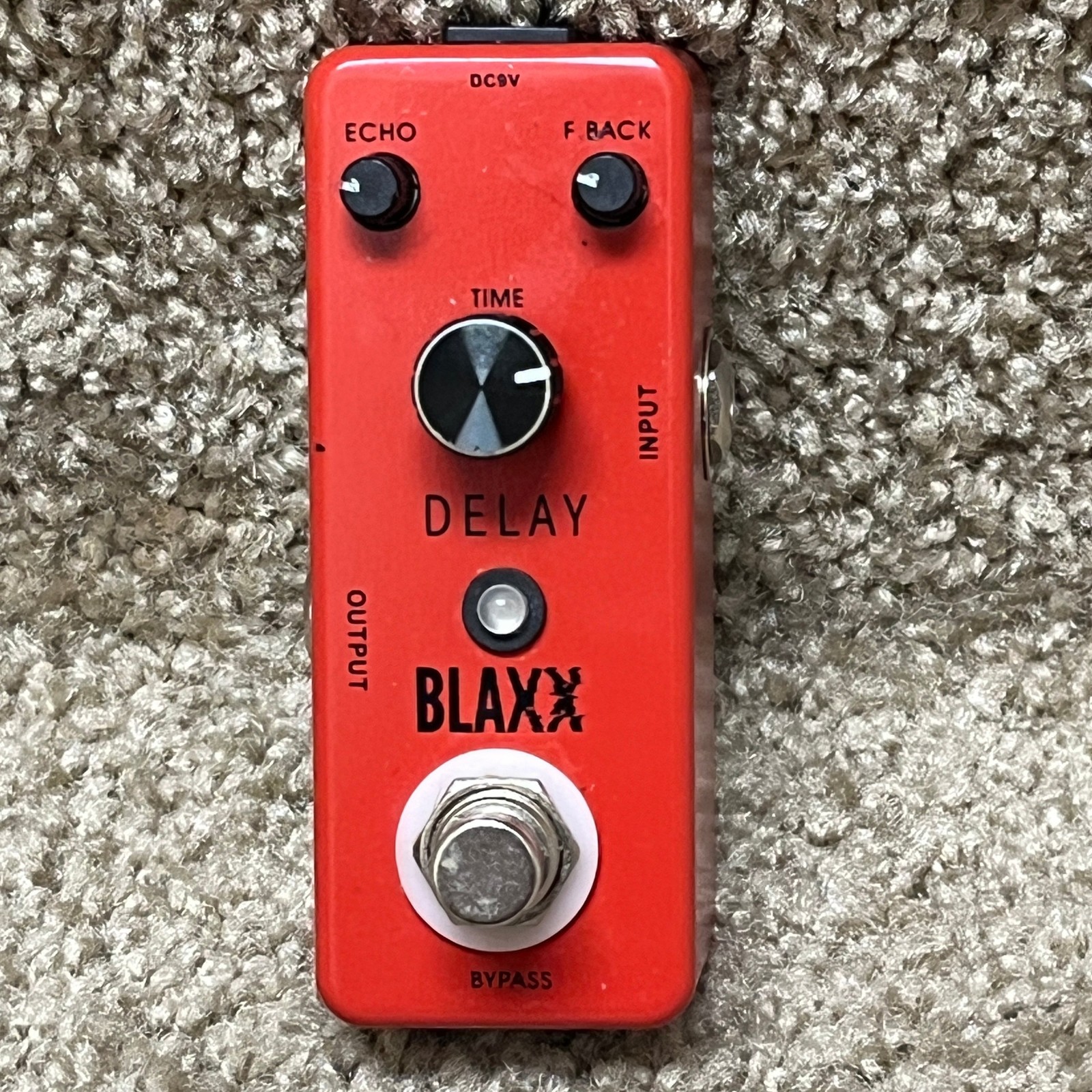 Blaxx Delay Pedal Red Mini