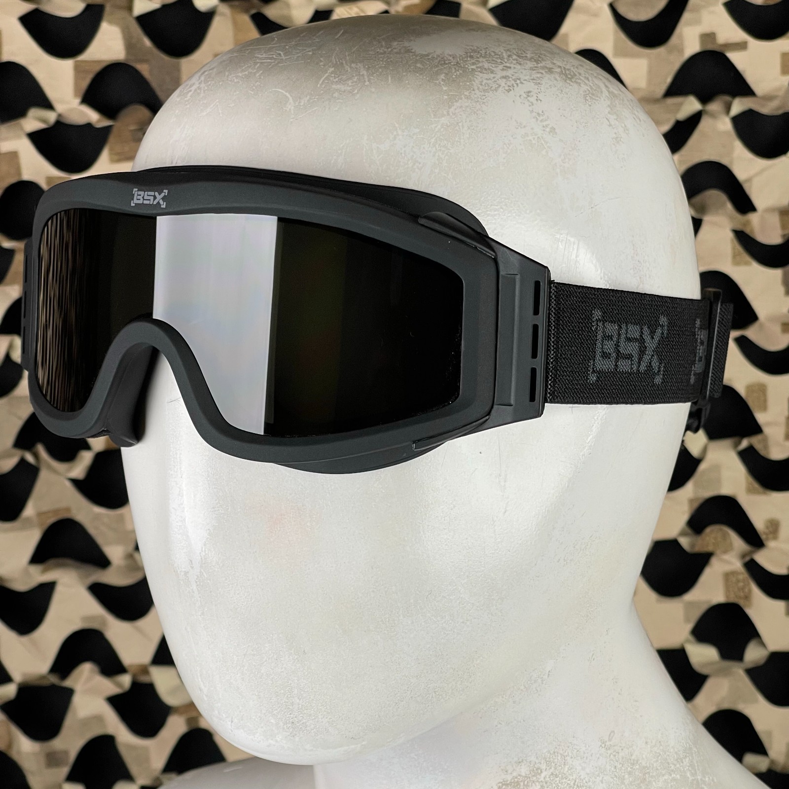 NEW BSX Tango Airsoft Goggle - Thermal w/ Smoke Lens - Black