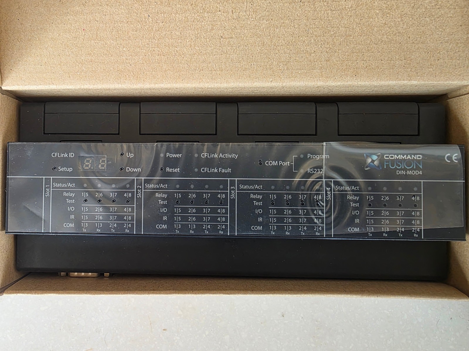 Command Fusion, DIN-MOD4, CFlink Module, Bass 525-1000-200 (NOS)
