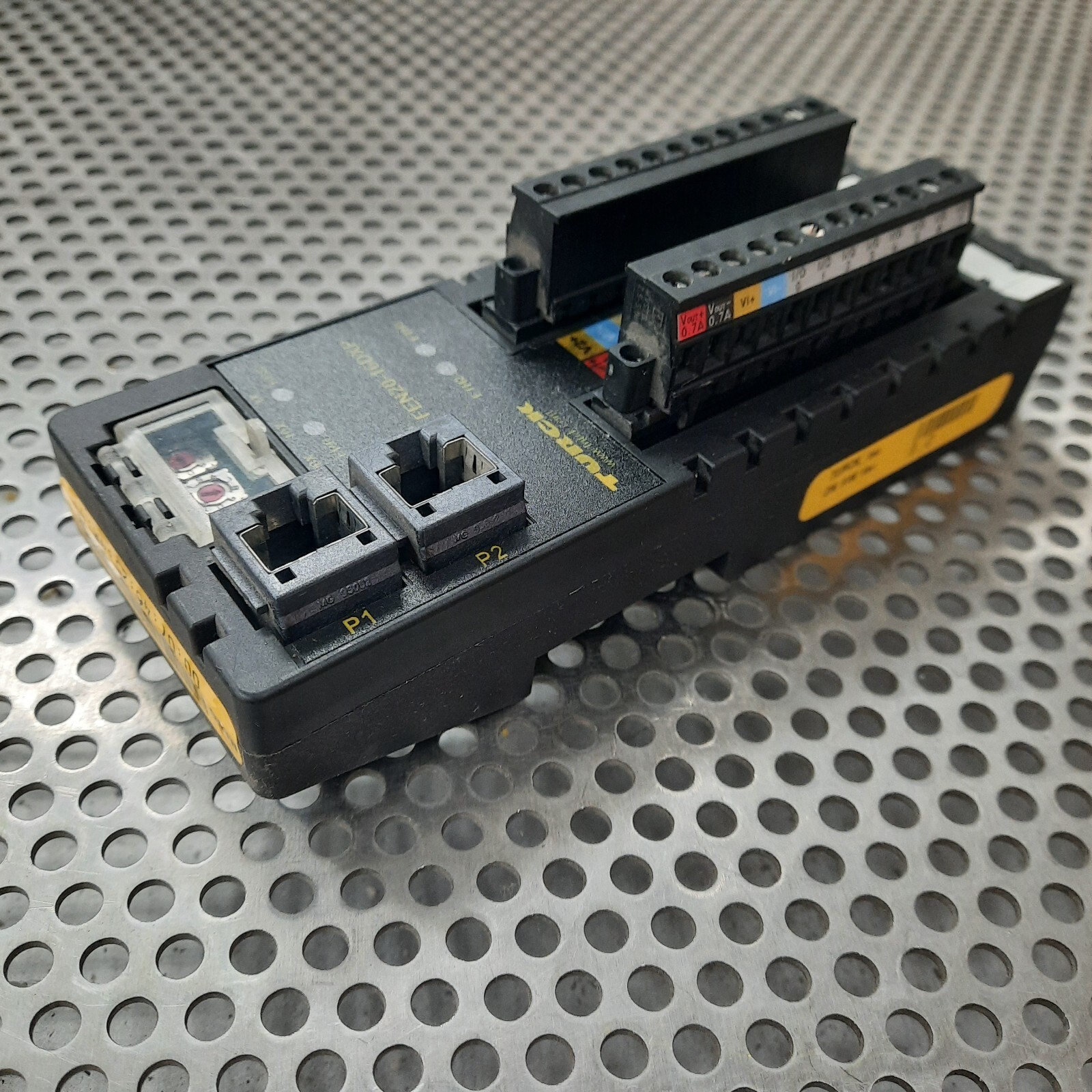 Turck FEN20-16DXP Compact IP20 Multiprotocol Ethernet I/O Station