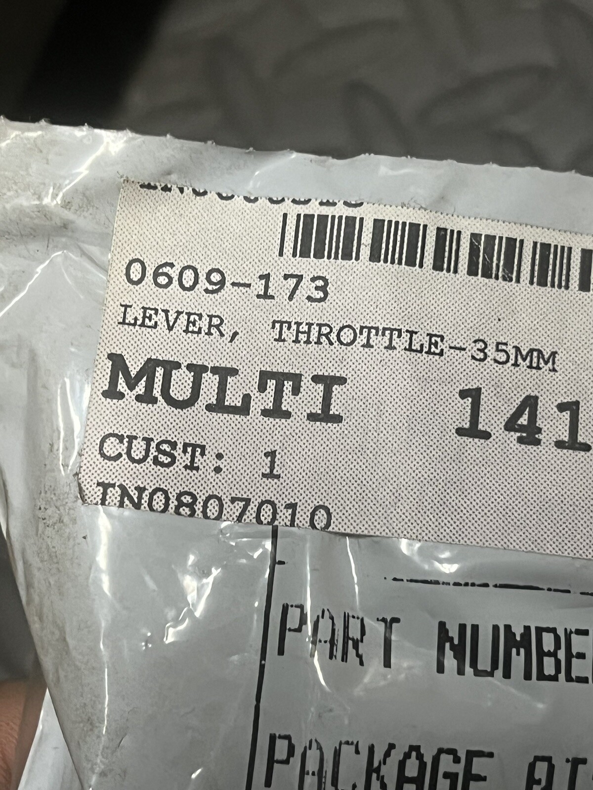 0609-173 Arctic Cat Throttle Lever NEW OEM