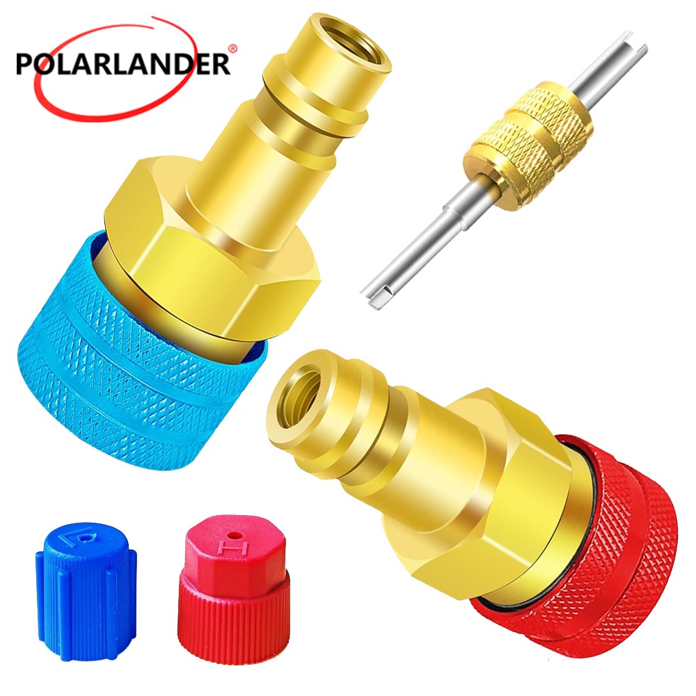 High & Low Side Quick Coupler Adapters Recharging for R1234yf to R134a Adapter
