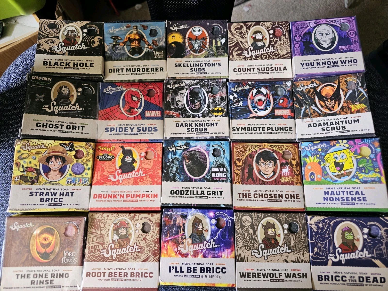 DR SQUATCH ~ LOT OF 20 VARIETY BARS  Limited Editions  FREE SHIPPING