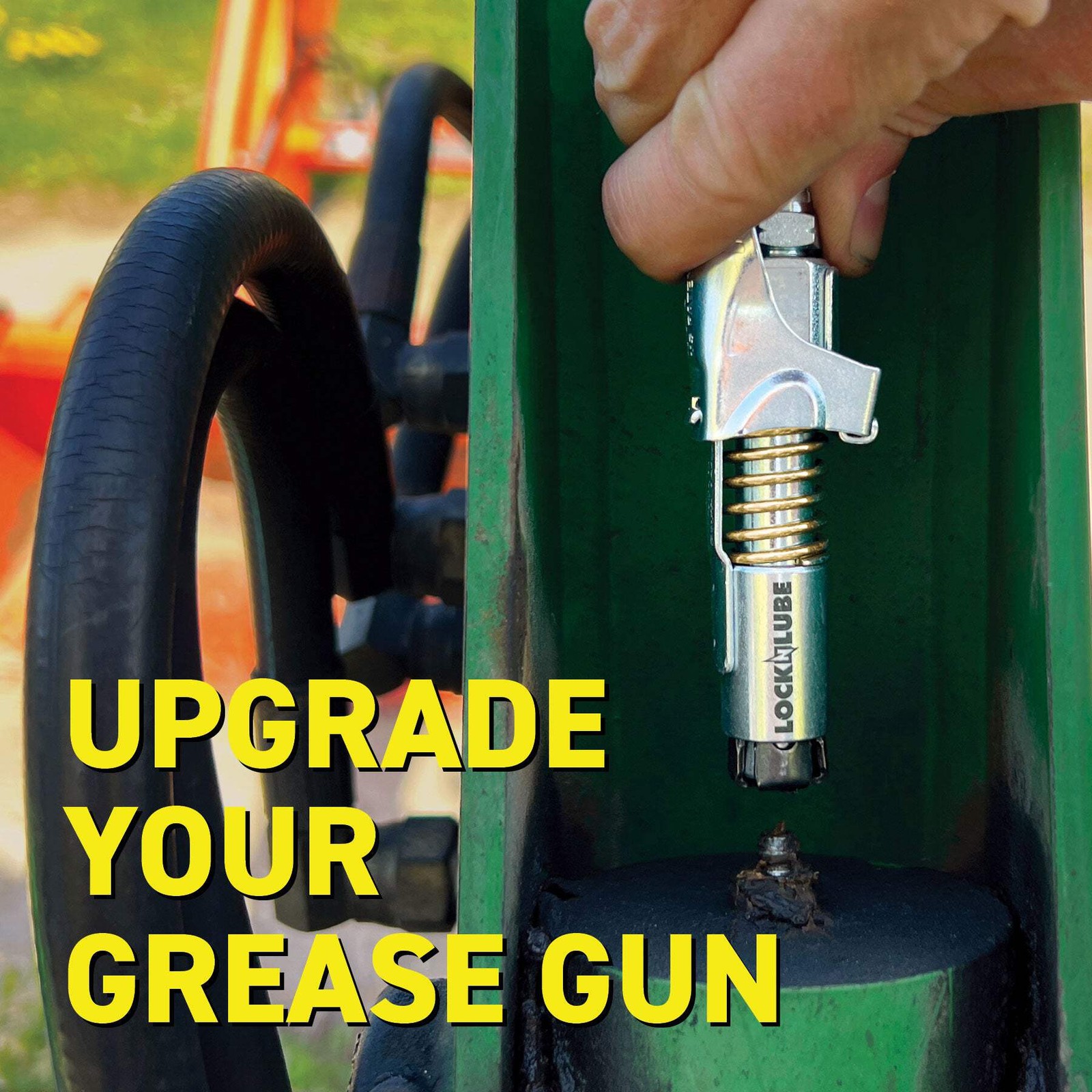 LockNLube® Grease Coupler with Spare Rebuild Kit