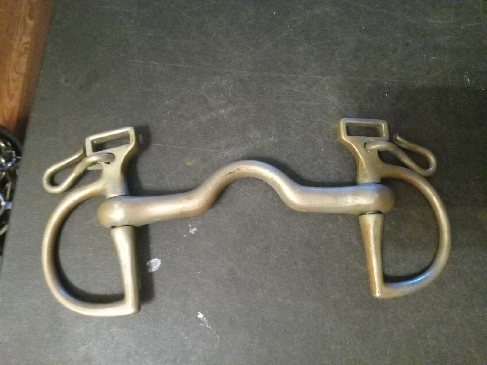 Used kimberwick ported mouth bit 4 3/4 in nickel