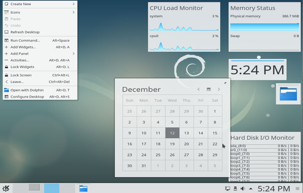 Linux Q4OS Aquarius Trinity 5.8 64Bit/32Bit USB or DVD Speed Up & Revive Old PC
