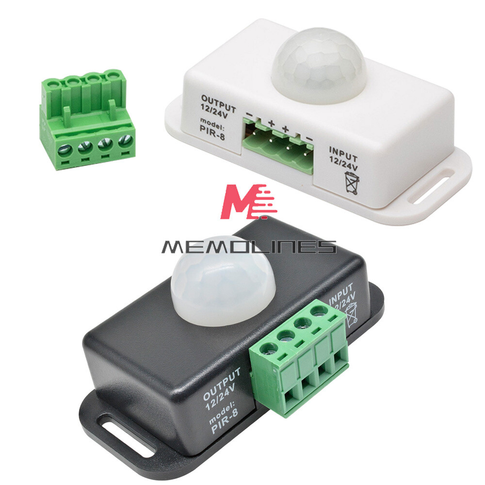 DC 12V-24V 6A Automatic Adjustable Infrared PIR Motion Sensor Switch Module