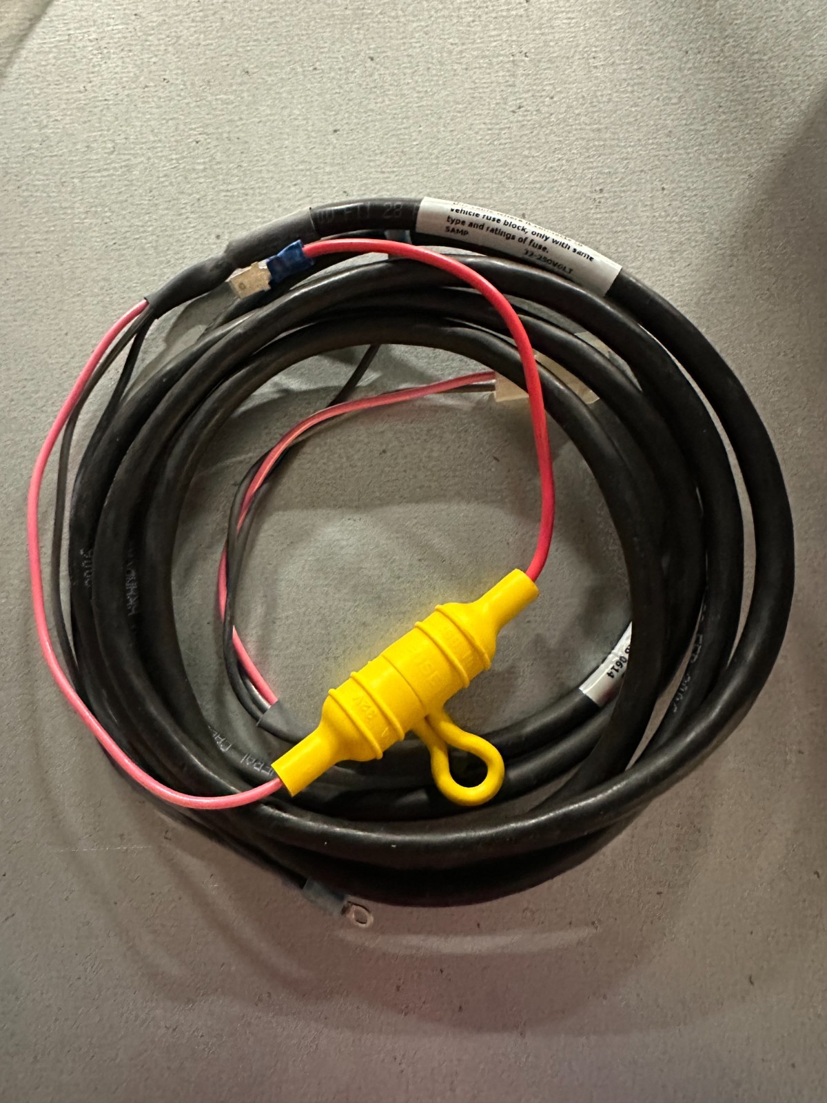 Intermec Cable, Power, Fuse Block 226-344-003