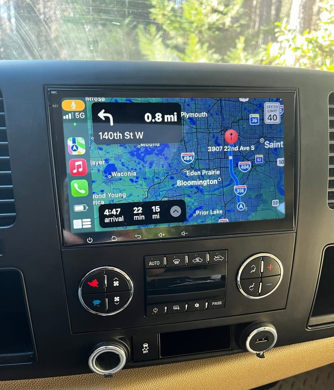 8" Apple CarPlay 8Core 4+64GB For 2007-13 Chevrolet Silverado Car Radio GPS WiFi