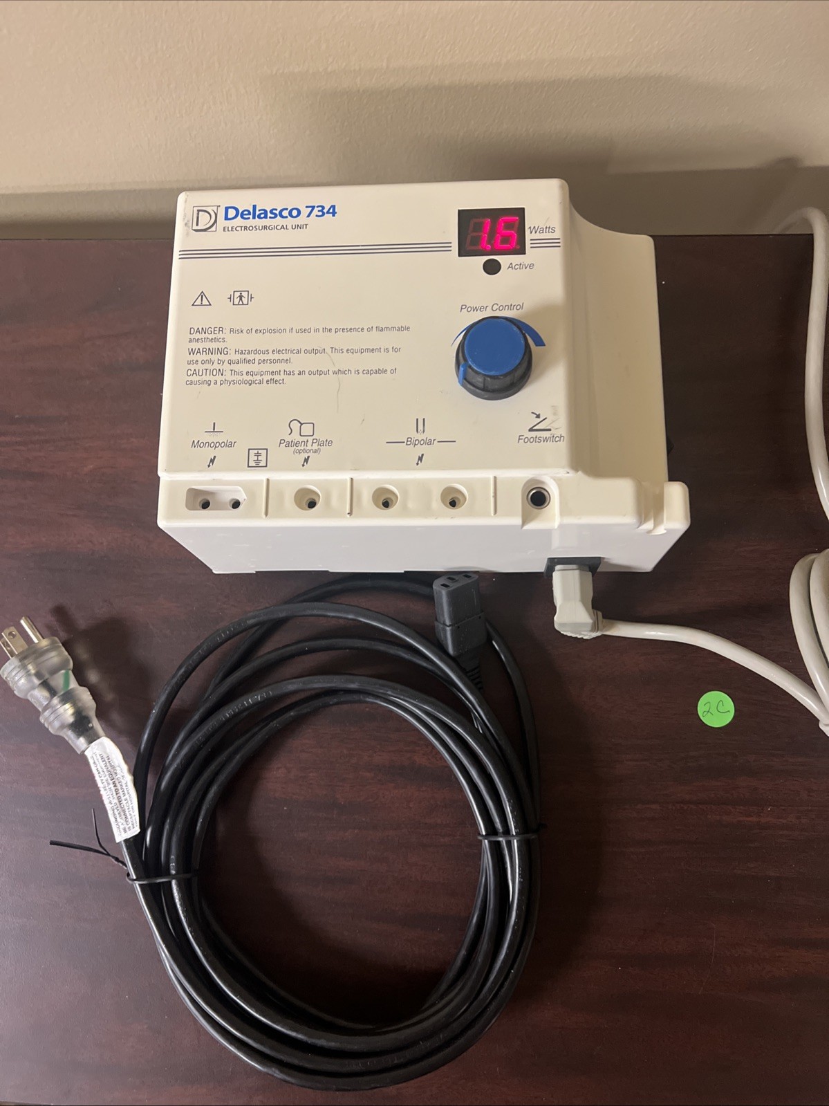 Delasco 734 Electrosurgical Unit 30 day returns