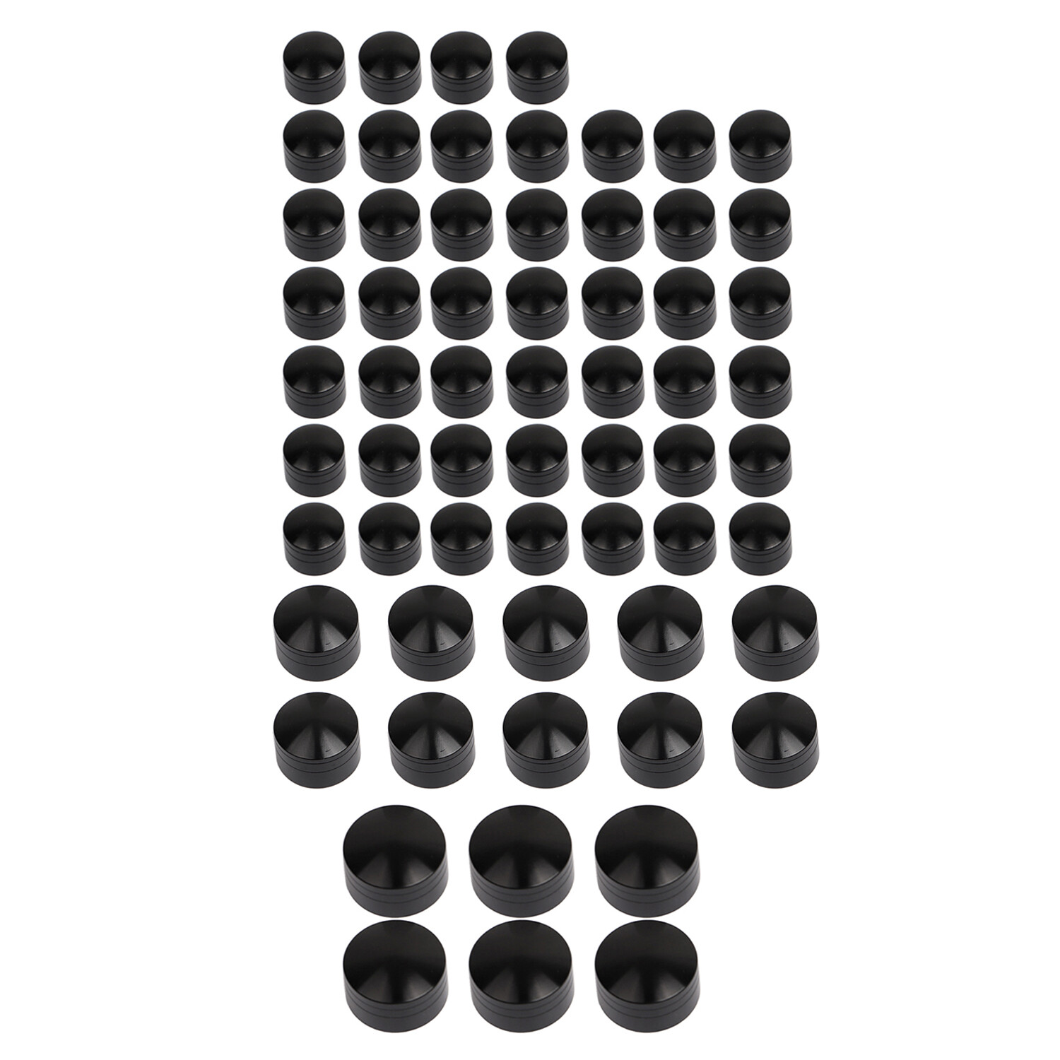 Black CNC Engine Bolt Cover Cap For Harley Electra Glide Ultra Classic FLHTCU US