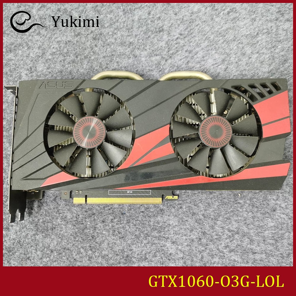 FOR ASUS GTX1060-O3G-LOL Video Graphics Card