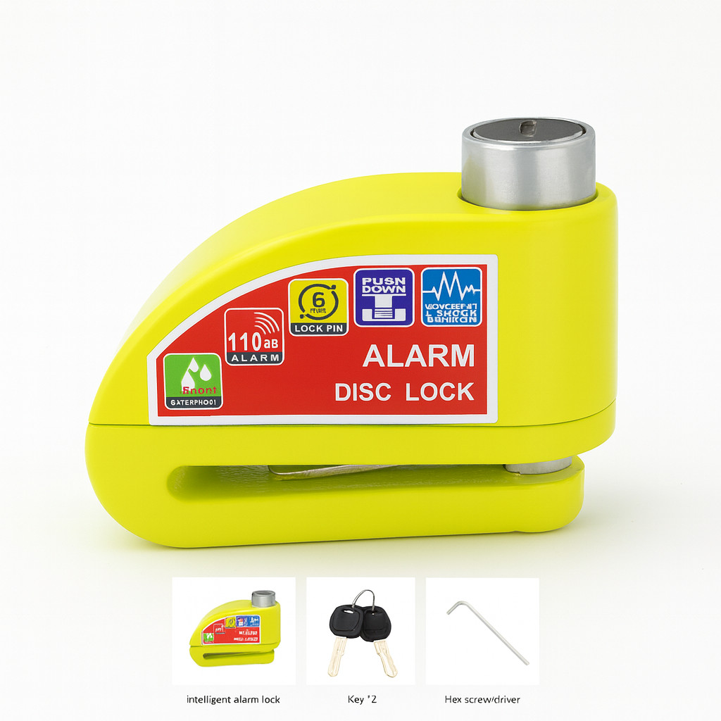 Brake Disc Lock Alarm 110DB Loud for Honda CB125R CB300R Neo Sports Cafe