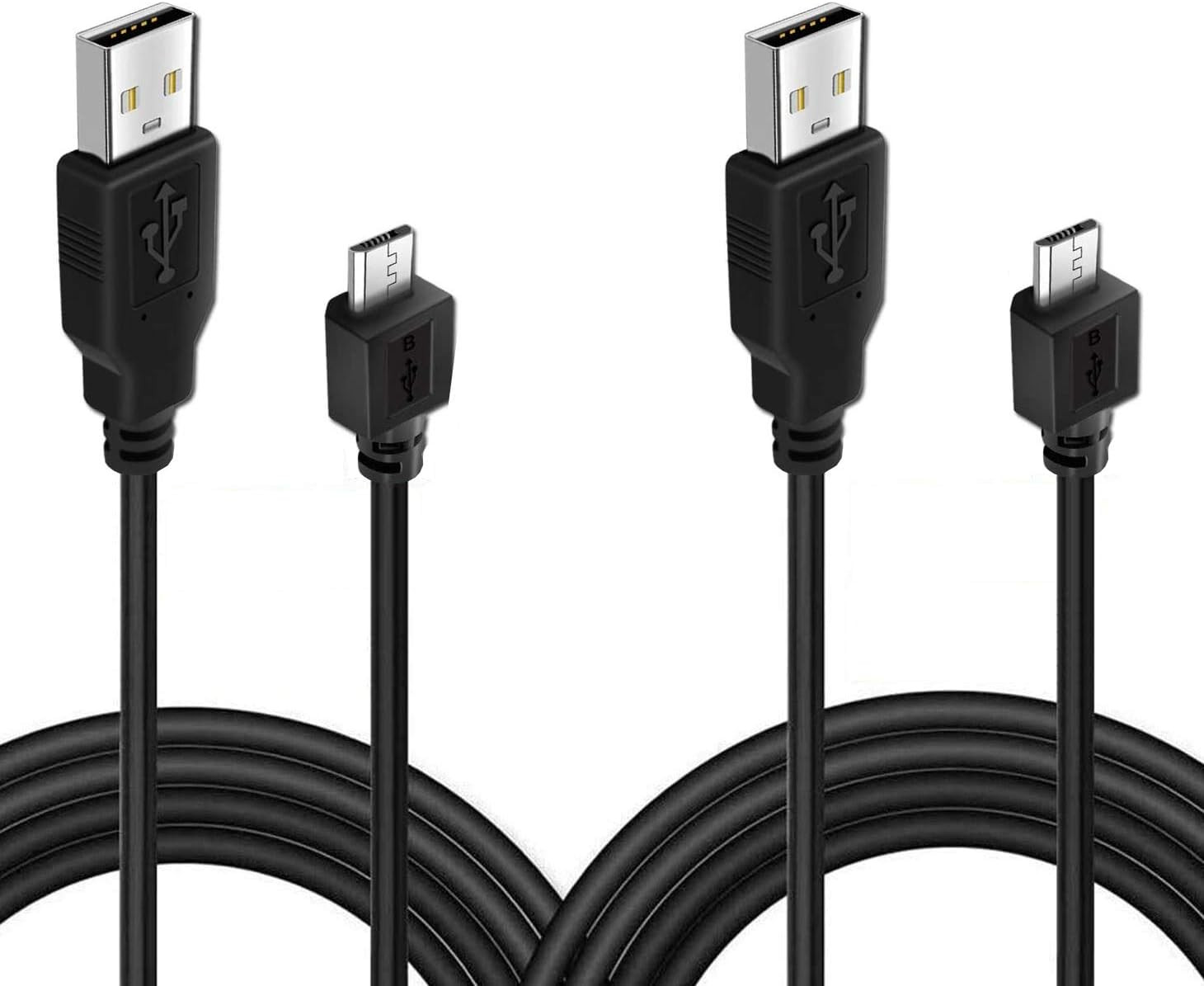 2Pack 10ft Charging Cable Compatible with PS4 Controller and Xbox One Controller
