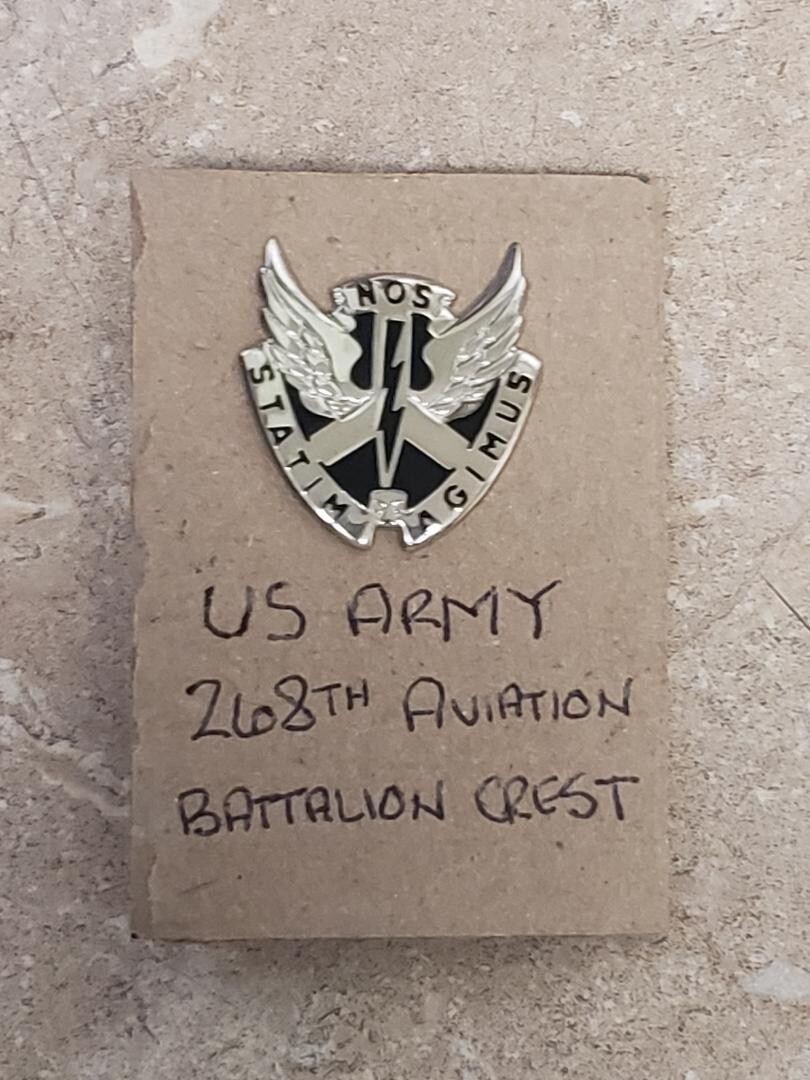 268th Aviation Battalion Crest DUI