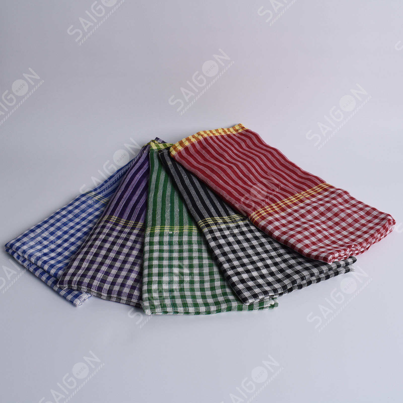 Viet Cong Scarf - Vietnamese Scaft - Khan Ran - Checkered Scarf