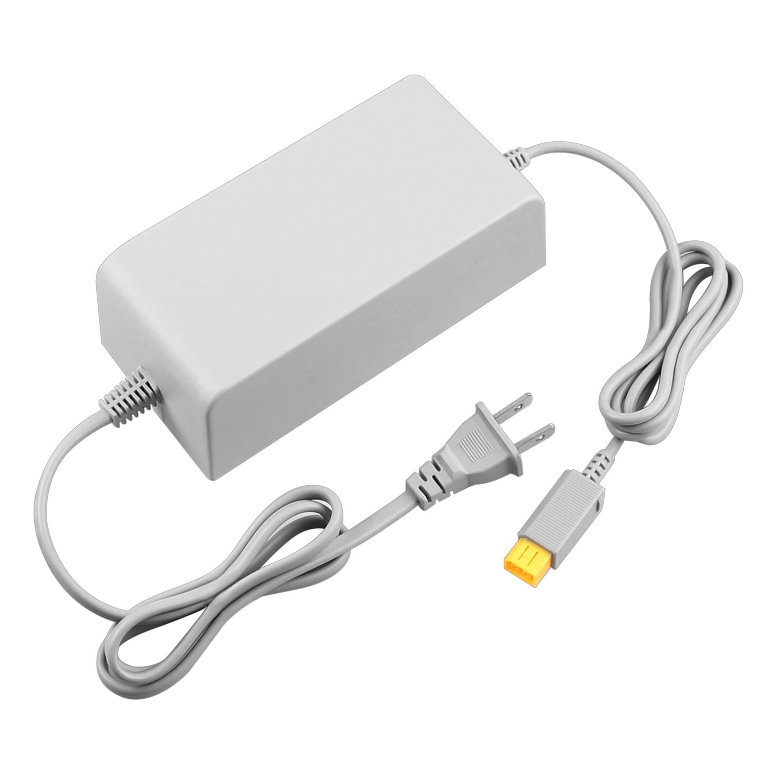 Xahpower Console Charger for Wii U, AC Adapter Power Supply Large, Grey