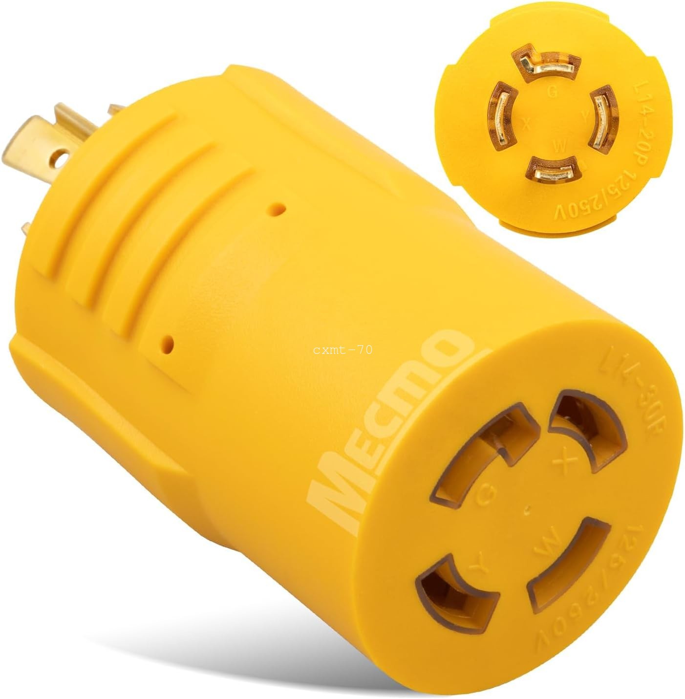 Generator Adapter NEMA L14-20P to L14-30R 20A/30A for Transfer Switch Camping