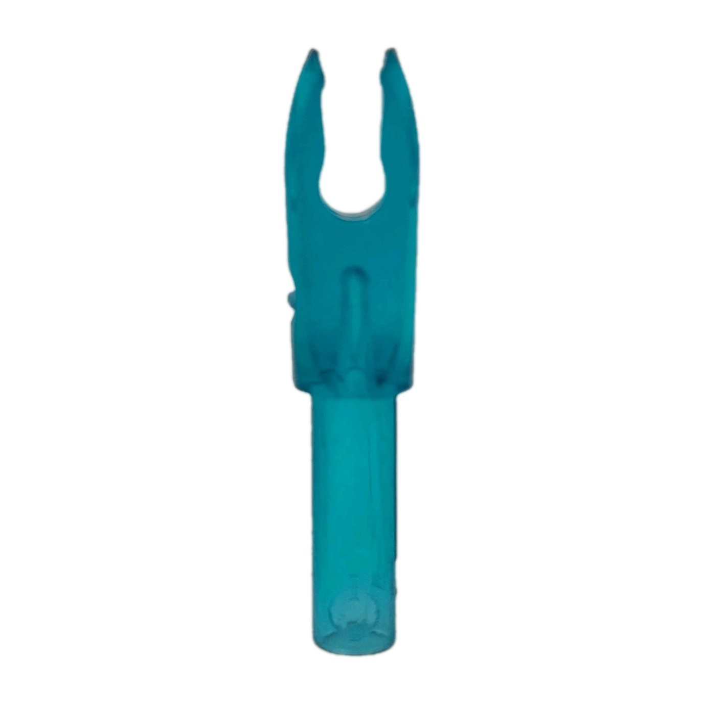 50 Count Bohning G 4mm Arrow F Nocks: Micro. 166": Clear Teal Blue NOS