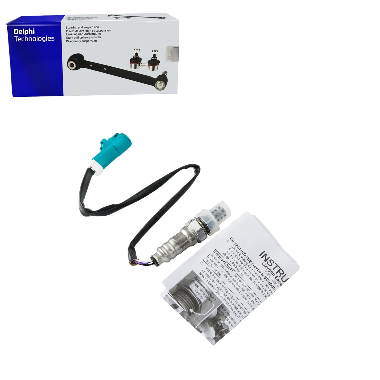 Delphi Oxygen Sensor Front Left For 2009-2012 Ford E-450 Super Duty 6.8L V10