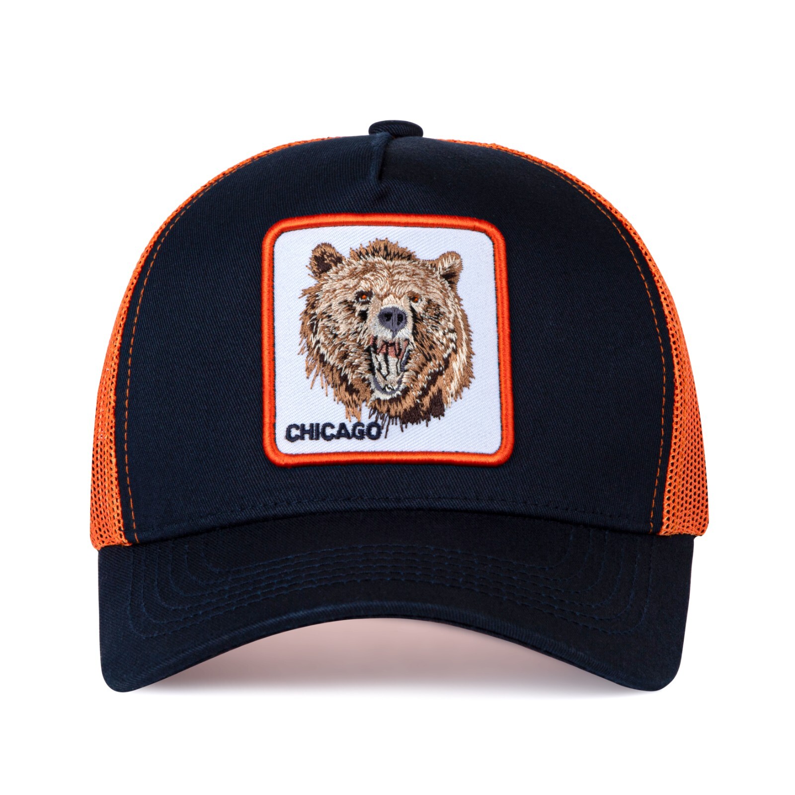 Chicago Bears Blue & Orange Adjustable Snapback Trucker Baseball Cap Hat