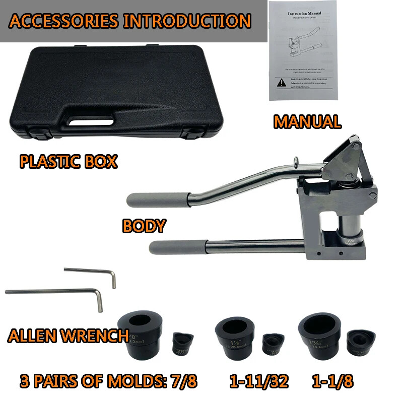 Mechanical Hole Opener Cc-100 Manual Release Punch Packaging Hole Opener Tool-