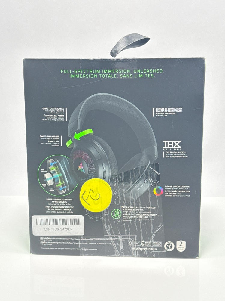 Razer Kraken V4 Wireless Gaming Headset Bluetooth RGB for PC PS5
