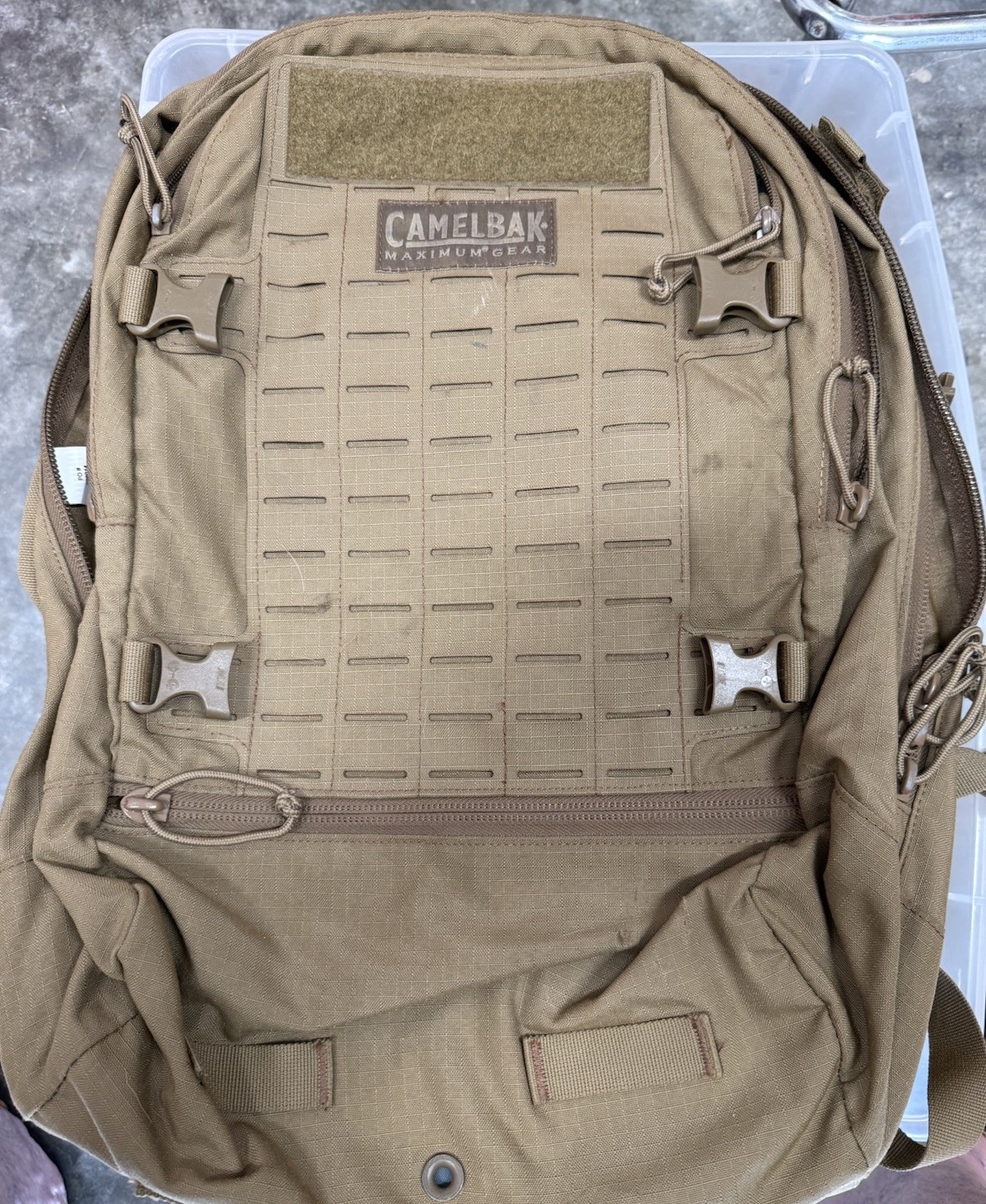 Camelbak Skirmish Mil-Spec Antidote 100oz / 3L Hydration  (not Inc). Coyote