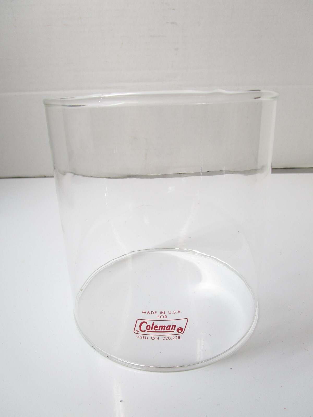 Original Coleman Red Letter Lantern Replacement Globe for Models 220, 228 690048