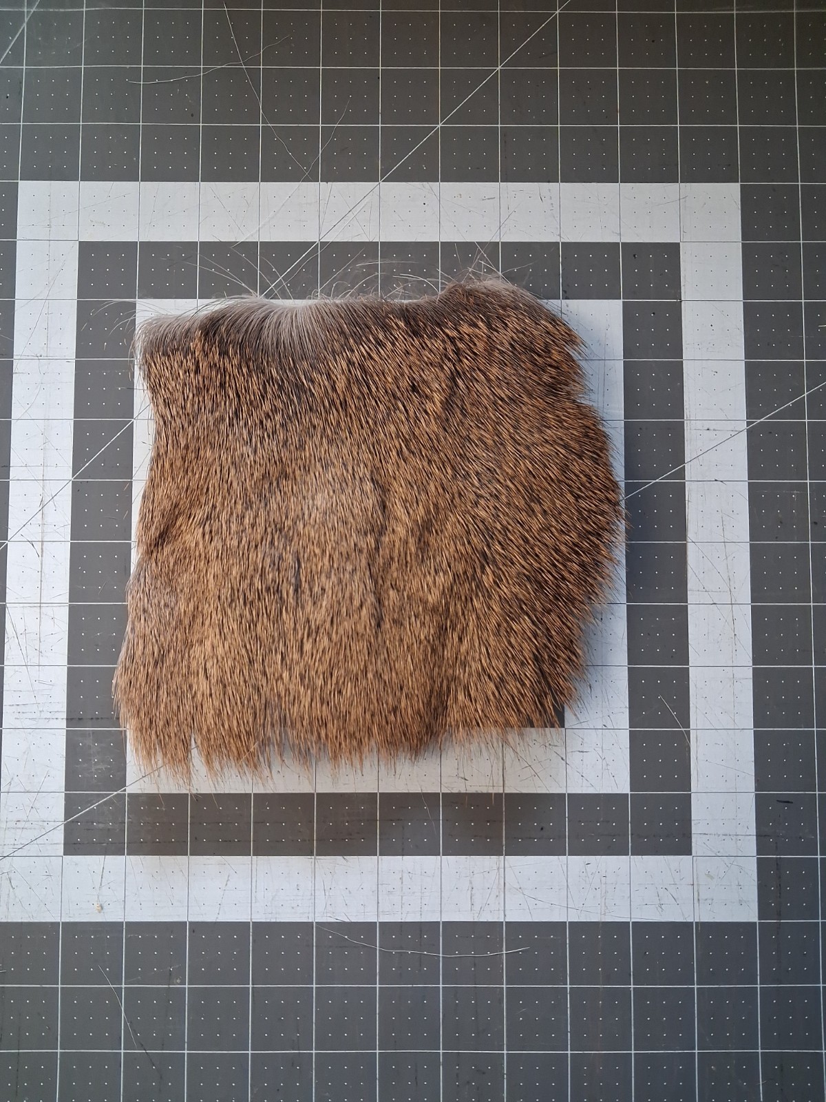 Deer Hair, Fly Tying, 5x5, Tanned Leather,  Craft, Iowa Deer