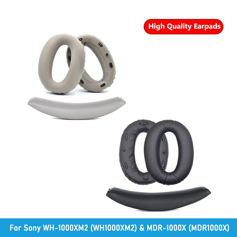 Replacement Ear Pads Cushion Headband For Sony WH-1000XM2 & MDR-1000X Headset