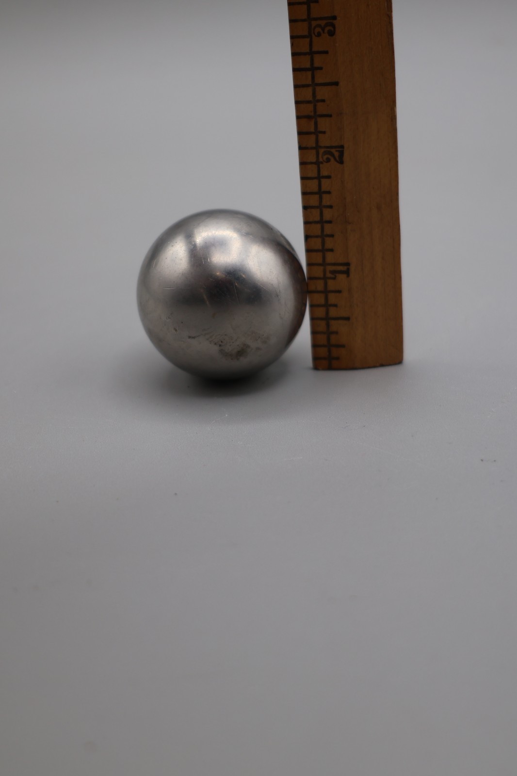 solid metal ball orb sphere 1.5" diameter globe marble bearing- Steel