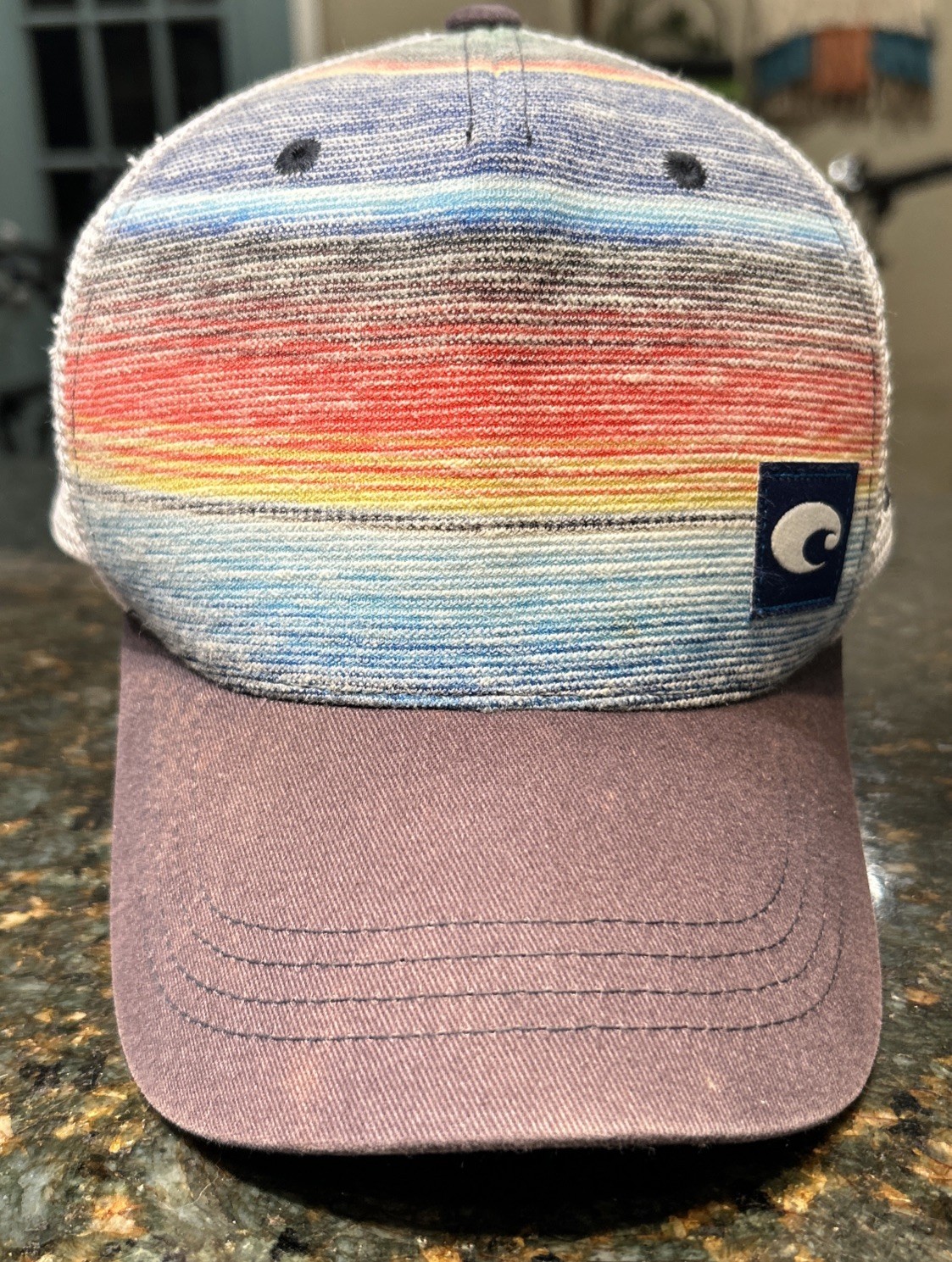 Costa Hat Snapback Mesh Surf Trucker BallCap Distressed Faded