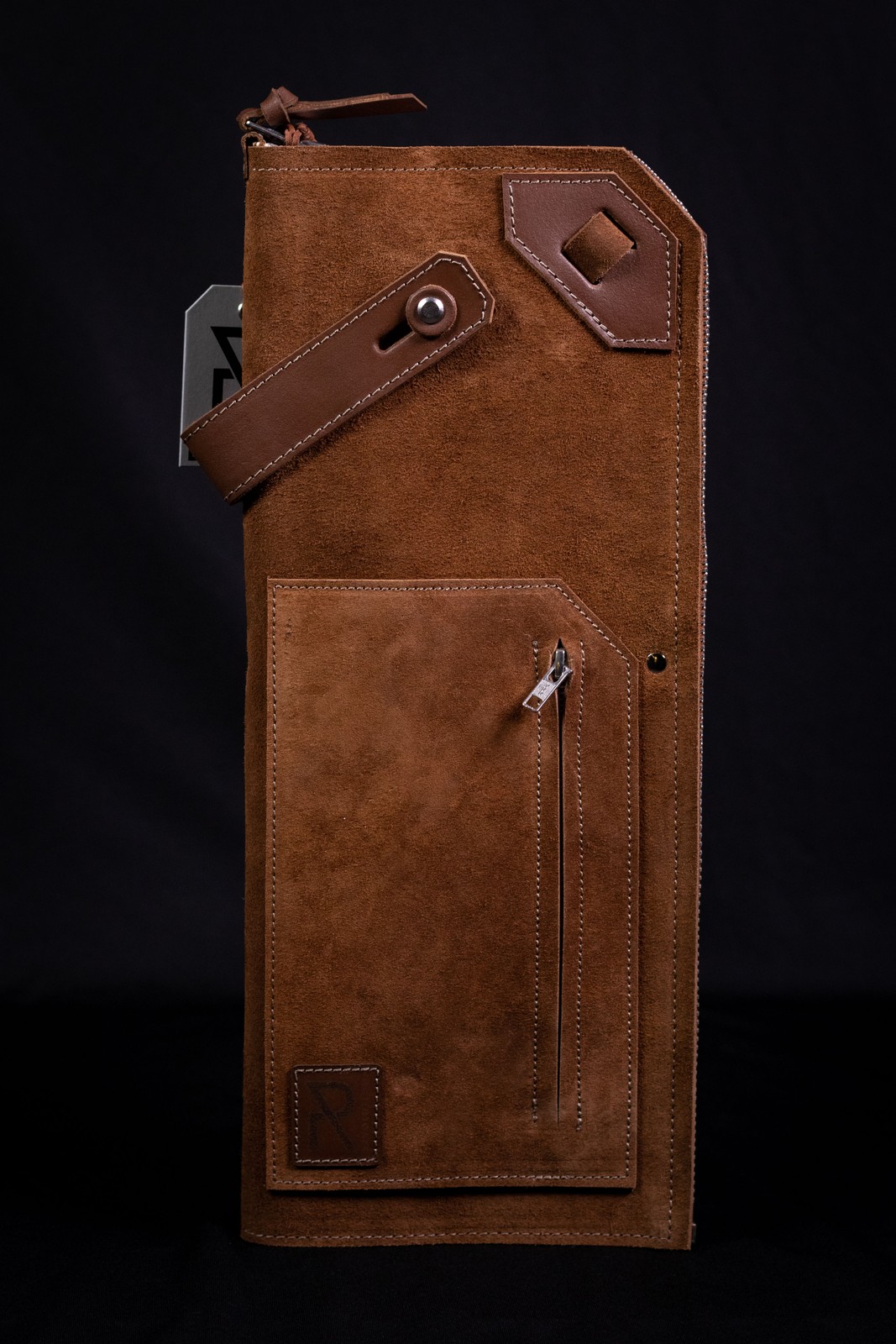 Revolution Capitola Suede Stick Bag, Brown