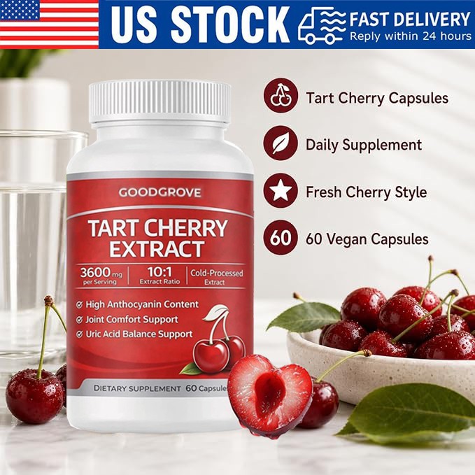 Good Grove Tart Cherry Extract Capsules, Goodgrove Tart Cherry Extract Supplemen