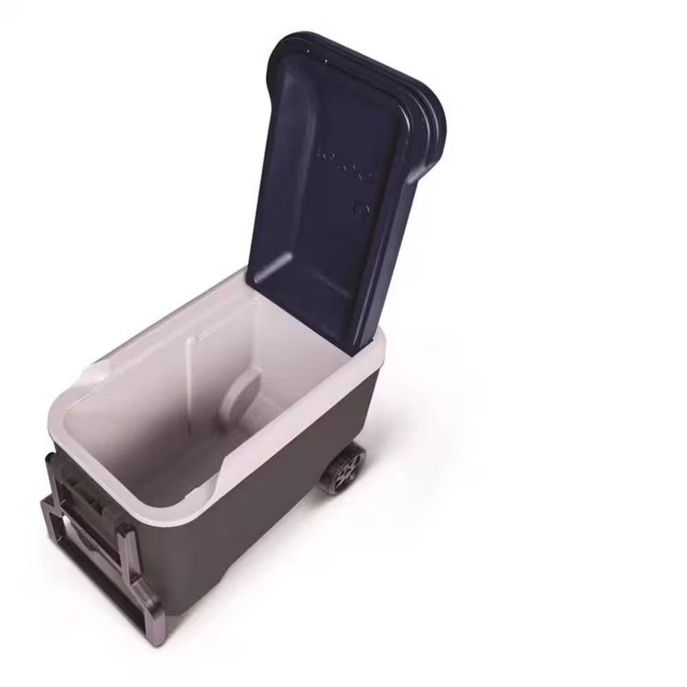 Maxcold Gray 40 Qt. Roller Cooler
