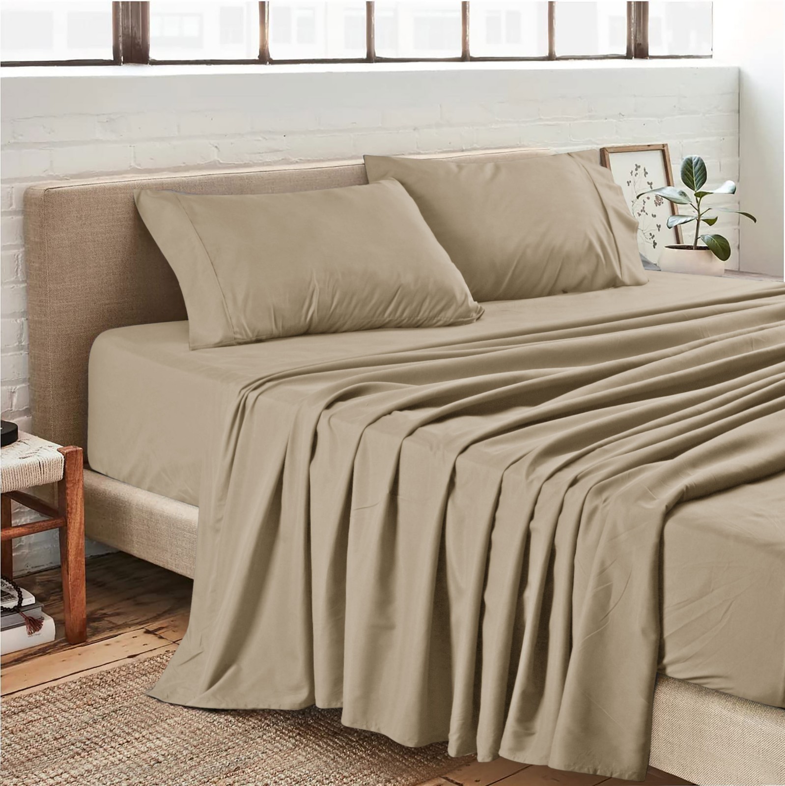 Luxury Sheet Sets Deep Pocket Hotel Quality Bed Sheet Set Soft Durable Bedding
