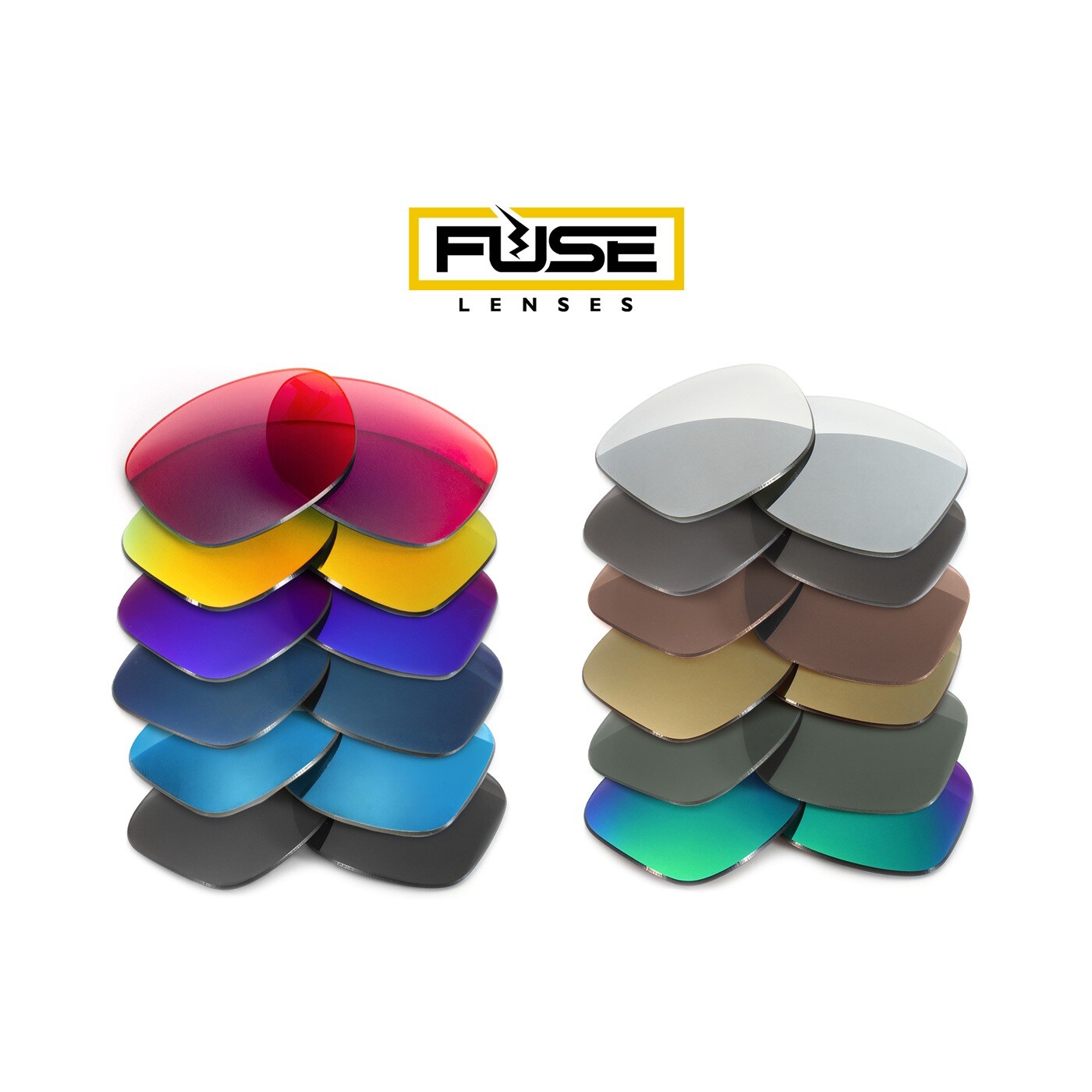Fuse Lenses Replacement Lenses for Oakley Deviation