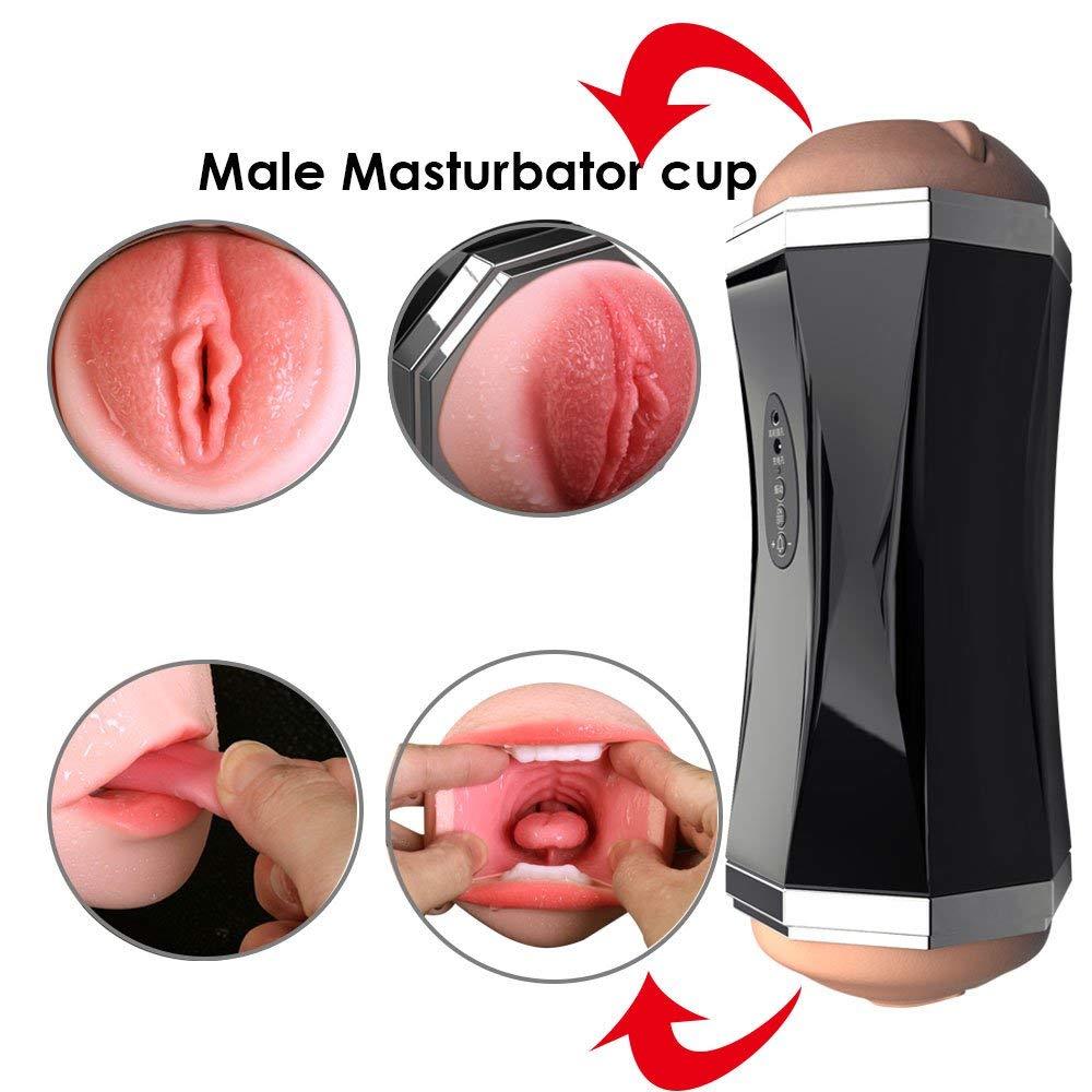 4D Male Fully Automatic Thrusting Masturbator Cup Stroker Handsfree Lubricants