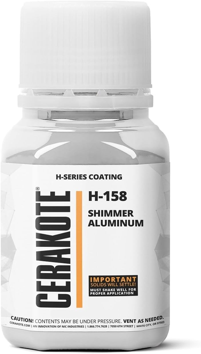 Cerakote H-Series Oven Cure H-158P Shimmer Aluminum (16oz) Part B