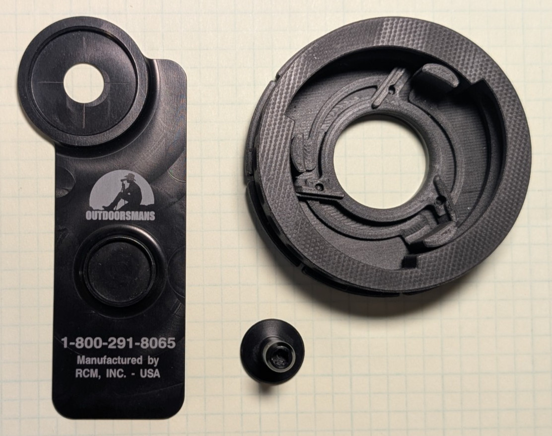 Outdoorsmans Adjustable Digiscoping Ring & Phone Adapter w/ Stud for Binoculars