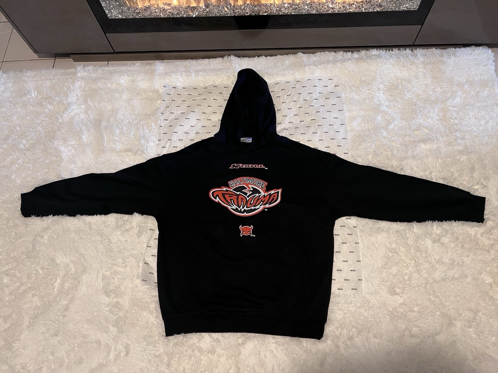 Draxxus NXL Trauma Hoodie - Size XL New Oldstock, Vtg - Practice Hoodie Jersey