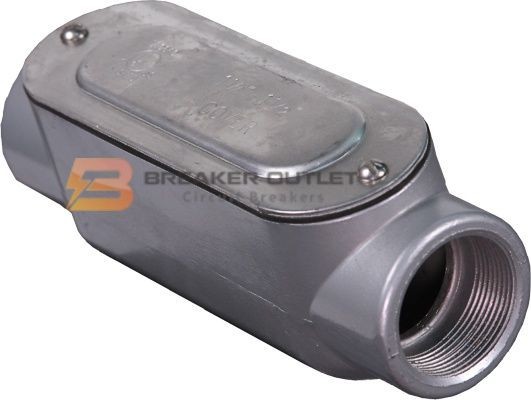 C55-CGN Die Cast Aluminum Conduit 1.5" Outlet Body / Lot of 2