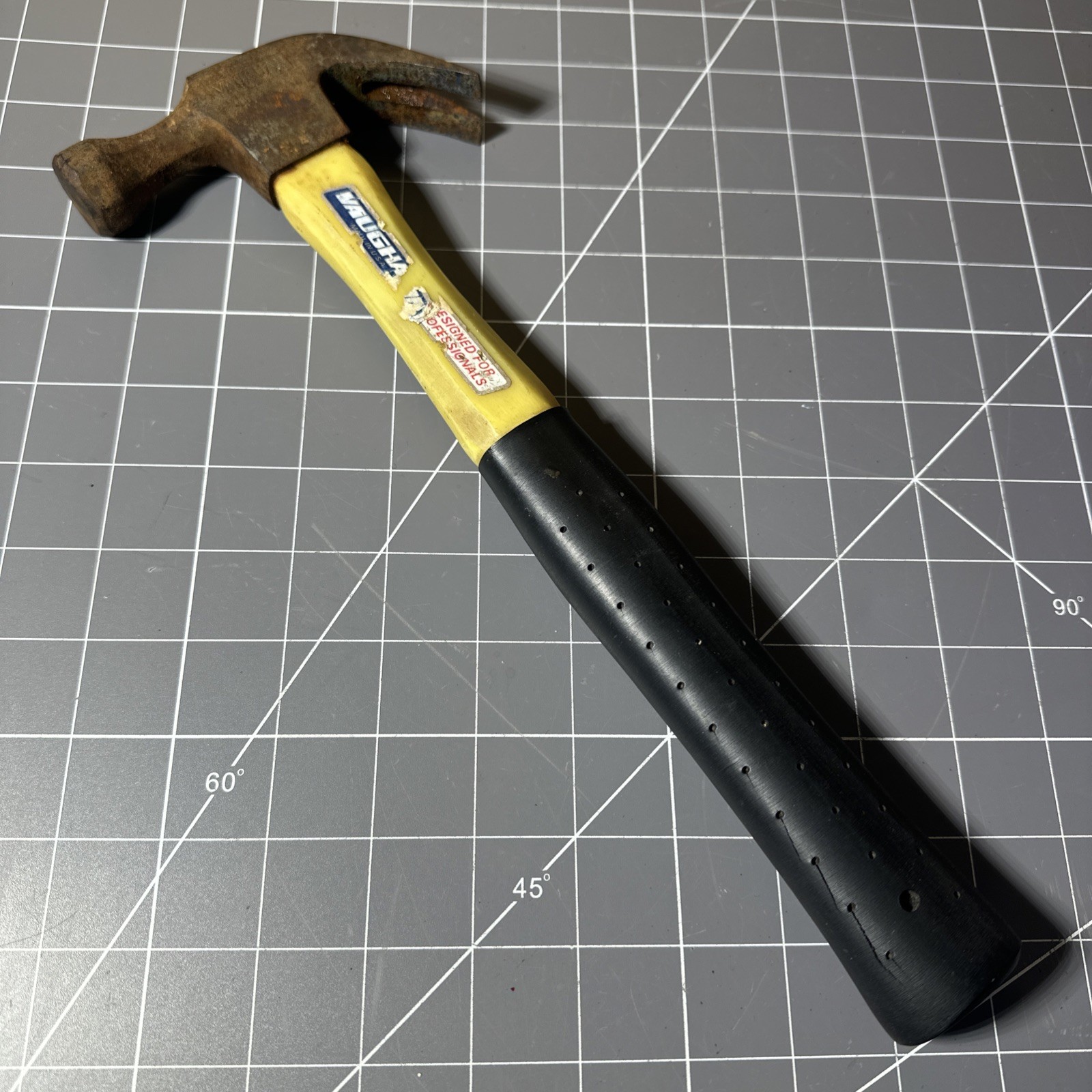 VINTAGE VAUGHAN FS13  13 Oz  CURVED CLAW HAMMER  USA