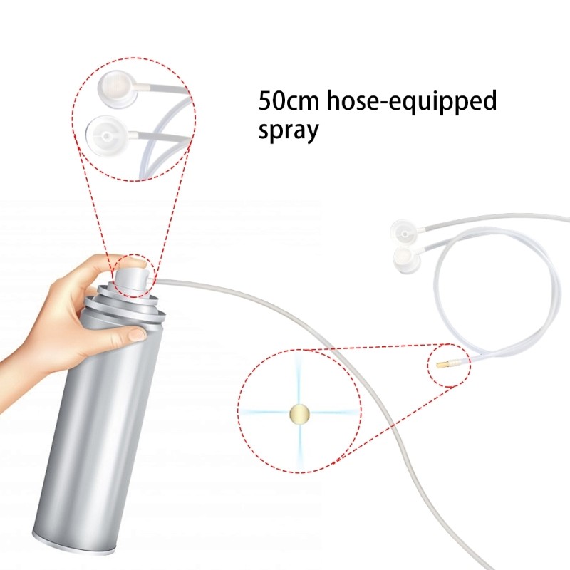 2Pcs 50cm Sprays Nozzle Hose Suitable for Various Air Conditioner Models