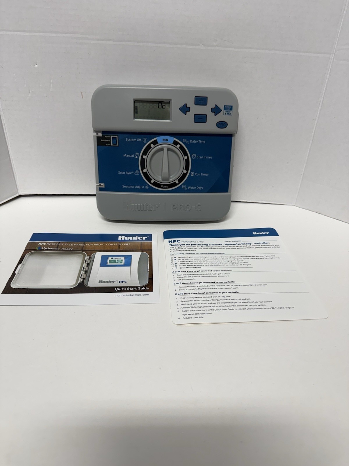 Hunter Pro-C / PC-400i 32 Station Lawn Sprinkler Controller Front Panel ONLY