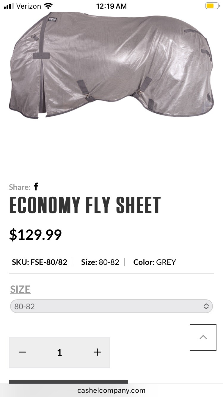 Flysheet Cashel Horse Cover