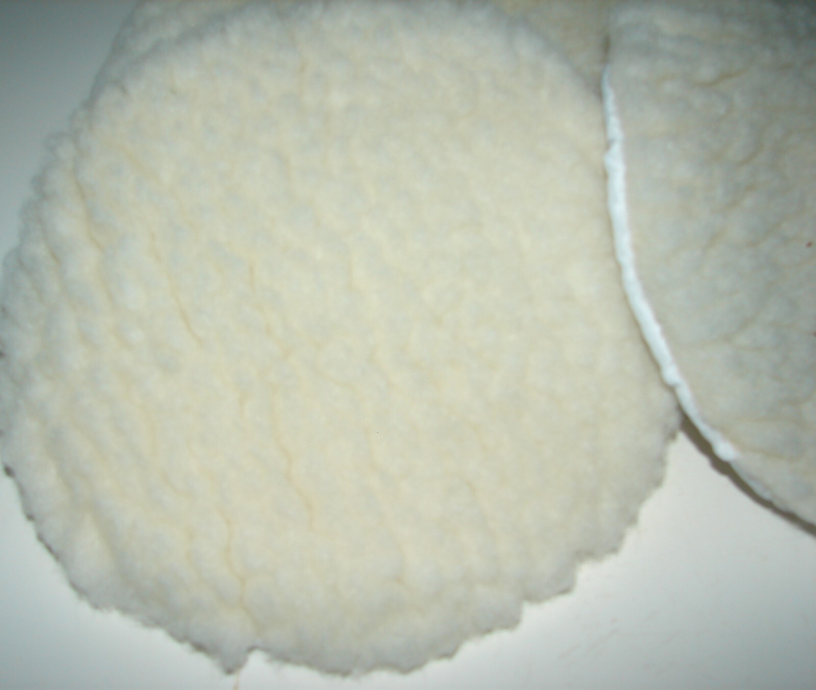 8" Wool Buffing Polishing Pads 4 pcs