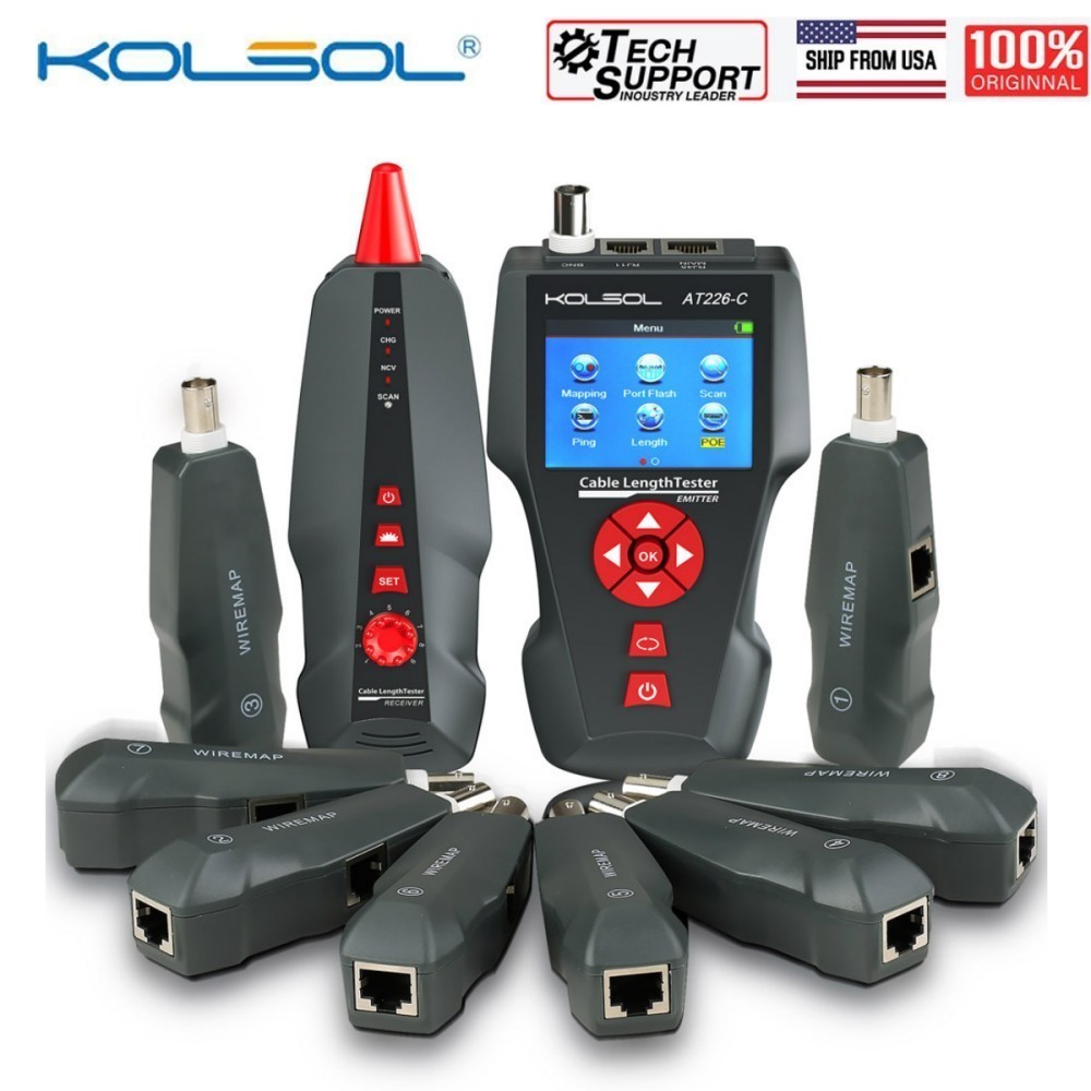 NF-8601W Network Cable Tester Diagnose Tone Tracer POE RJ11 RJ45 Wire Tracker